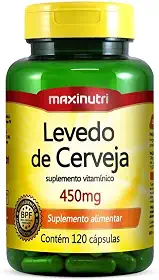 Levedo de Cerveja 450mg (120 caps), Único