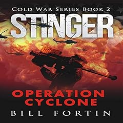 Stinger: Operation Cyclone Audiolibro Por Bill Fortin arte de portada