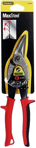 Stanley 2-14-562 Tijeras de aviación MaxSteel Izquierda, Azul
