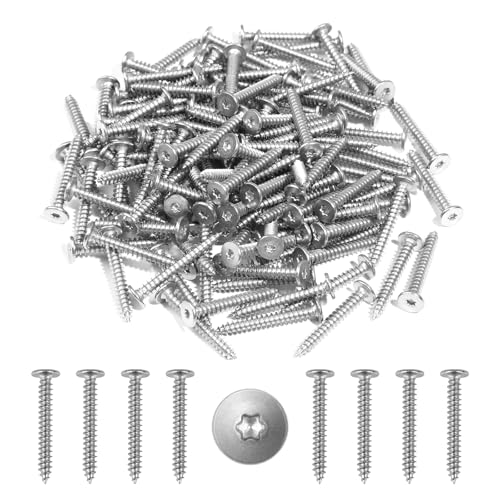 130 Stück Holzschrauben Torx, M4x30mm Holzschrauben Edelstahl...