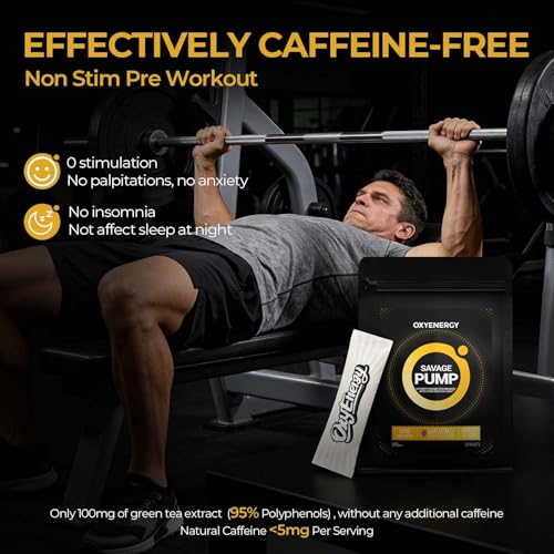 OxyEnergy Max Pump Stim-Free Pre Workout Powder for Men Women, Nitric Oxide Booster, Grape 30 On-The-Go Servings, Support Blood Flow, Performance & Recovery| L-Citrulline, Beta Alanine, Creatine - Image 4