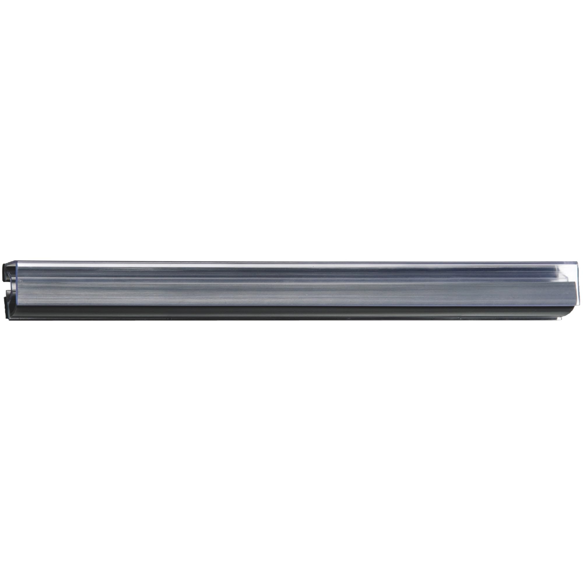 Ghent's Plastic 72" Hold Up Display Rail 6 Pack in Clear & Gray
