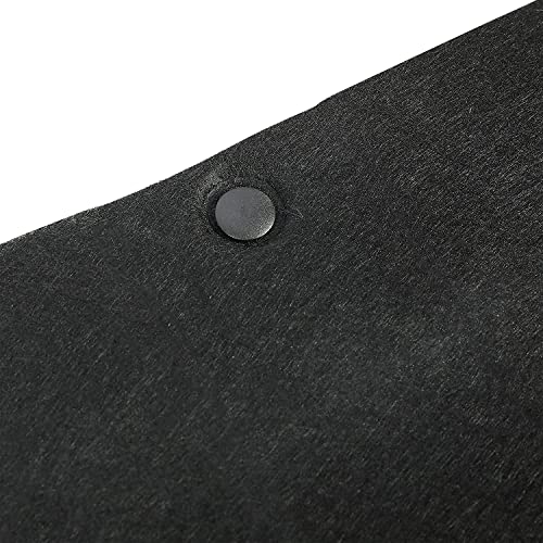 Image of HECASA Engine Splash Shield Cover Compatible with 2016-2020 Kia Optima Replacement for 29110D5500 KI1228168 Black PET Front Under Radiator