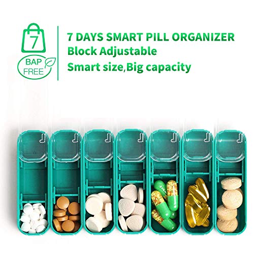 O'woda PortaPillole Settimanale,Scatola di Pillole...