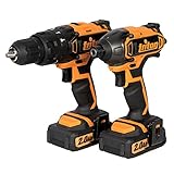 Triton T20-Doppelpack Bohrschrauber Akkugeräte, 20 V, 2,0 Ah, T20TP02