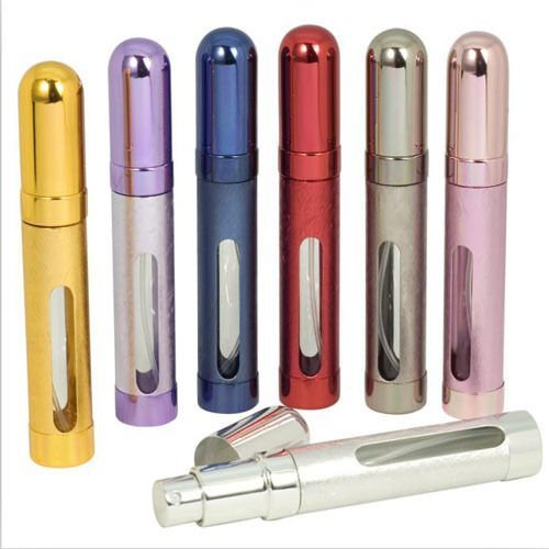 5starwarehouseu00ae 12ml Refillable Perfume Atomiser Atomizer Aftershave Travel Spray Miniature Bottle With Window (Pink)