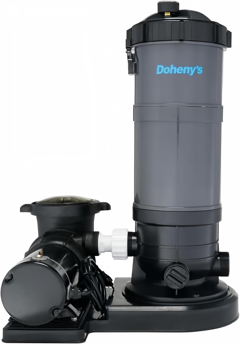 Doheny’s Pool Pro Cartridge Filter System for Above-Ground Pools | 50 Sq. Ft. System with 3/4 HP Pump | Extra-Large Non-Woven Cartridge for Clear Water & Max Flow | Durable Thermoplastic | 115V/60Hz