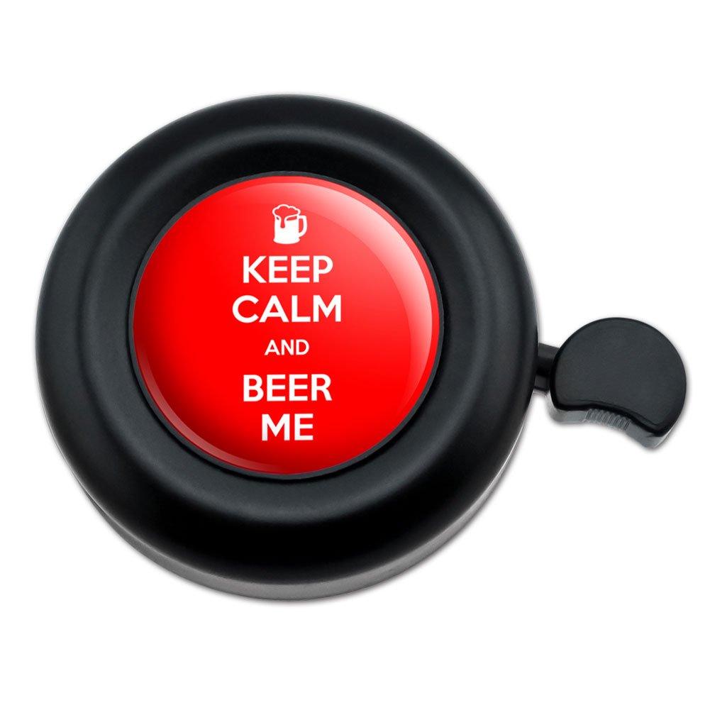 GRAPHICS & MORE Keep Calm and Beer Me Bicycle Handlebar Bike Bell