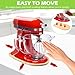 Bamboo Mixer Slider Mat Compatible with Kitchen-aid 4.5-5 Qt Stand Mixer, Kitchen Countertop Storage Accessories Mixer Moving Tray, Appliance Slider for Tilt Head Kitchen-aid(ood Color)