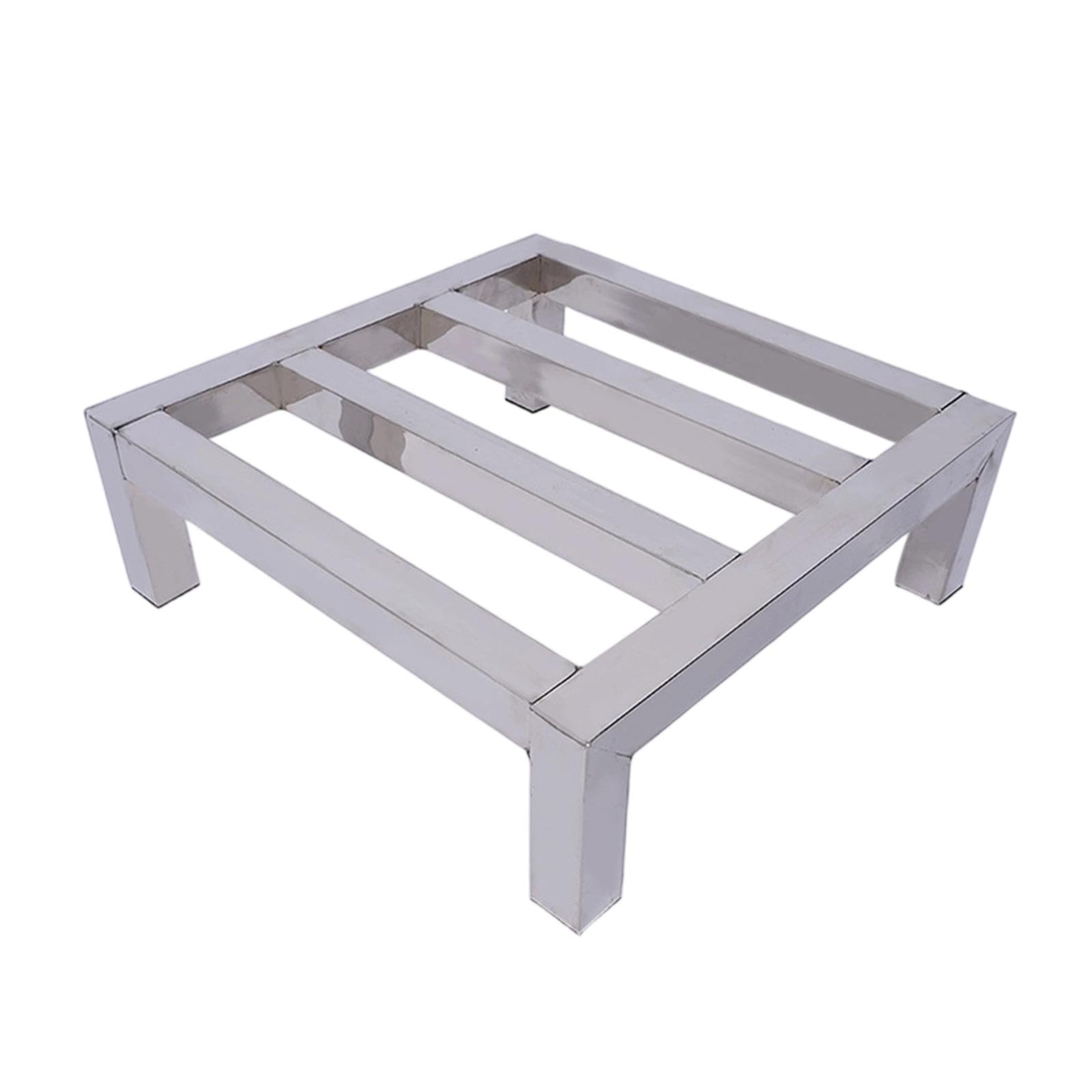 F Fityle Estantería de para Almacenamiento de Alimentos, Soporte Cuadrado para Flores para supermercados, almacenes, Tiendas, Balcones y garajes, 35cm