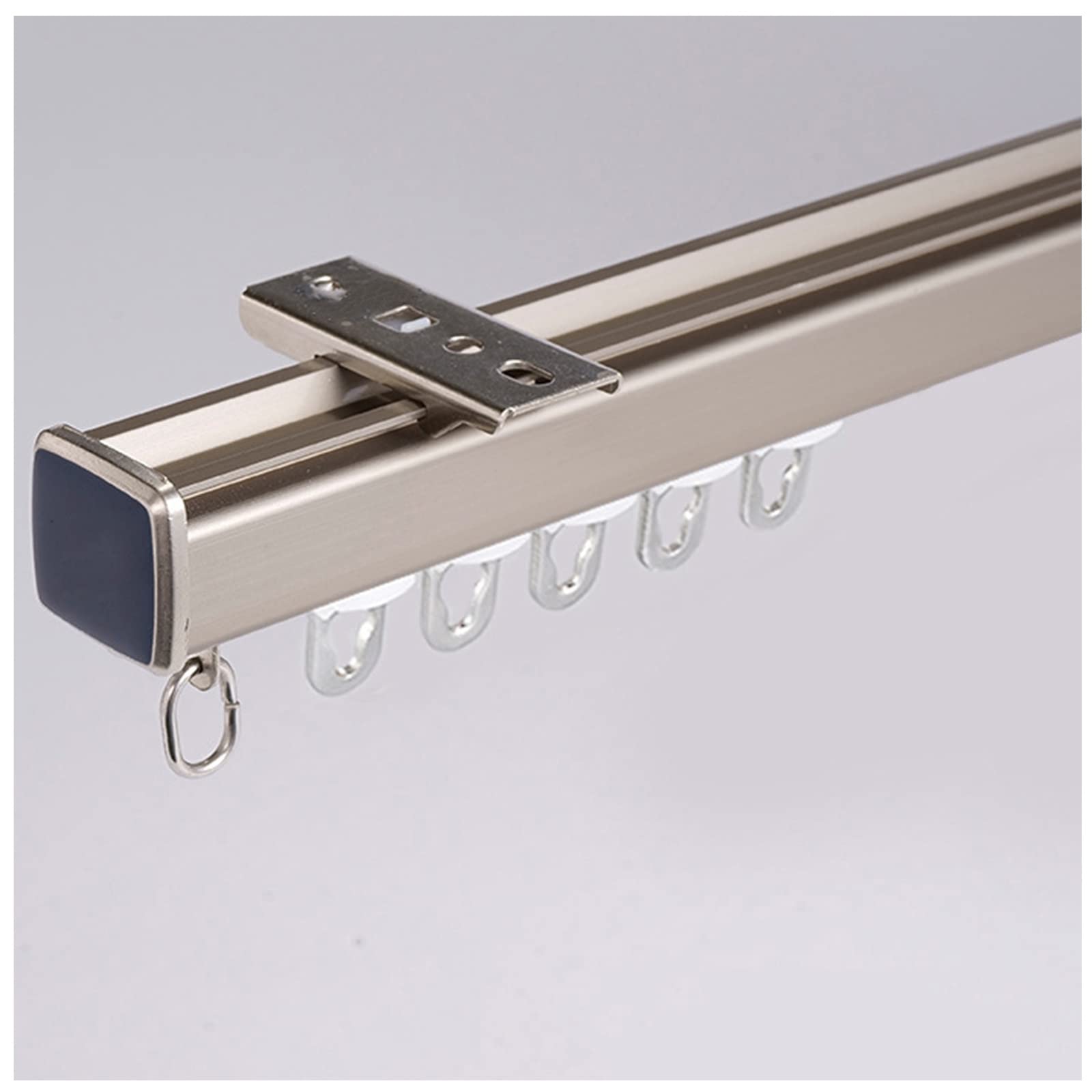 Robustes Aluminium-Deckenschienen-Set – 480 cm Raumteilerstange für Wand-/Deckenmontage – perfekt für Privatsphäre zu Hause und im Büro, gerades Schienen-Design, einfache Installation