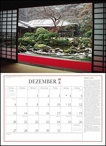 Japanische Gärten 2021 ‒ Broschürenkalender ‒ mit informativen Texten ‒ mit Jahresplaner ‒ Format 42 x 29 cm