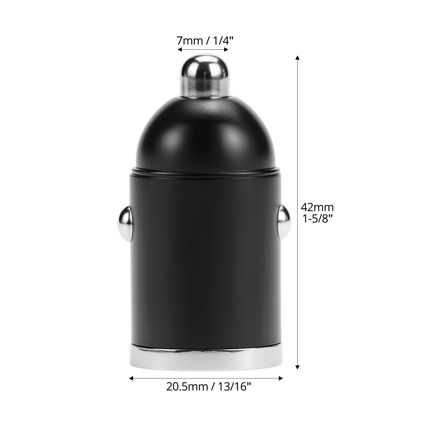QWORK Ładowarka samochodowa USB-C, 2 porty DC 12 V 30 W, kompatybilna z PD 30 W, QC3.0 i 22,5 W szybkie ładowanie