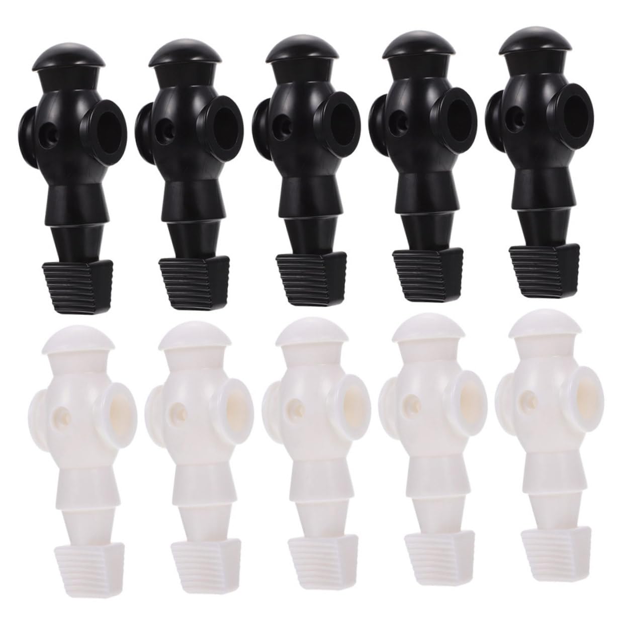 BRIGHTFUFU Soccer Player Dummy Figurines 10pcs Football Machine Parts Tabletop Football Players Resin Material Realistic Look