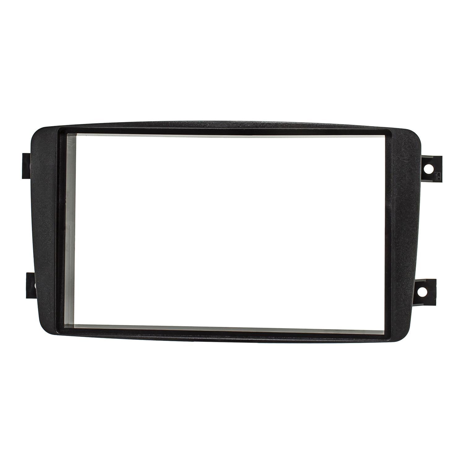 tomzz Audio 2434-023 Doble DIN Panel de Radio Compatible con Mercedes Clase C W203 S203 CL203 CLK C209 A209 Viano Vito Negro