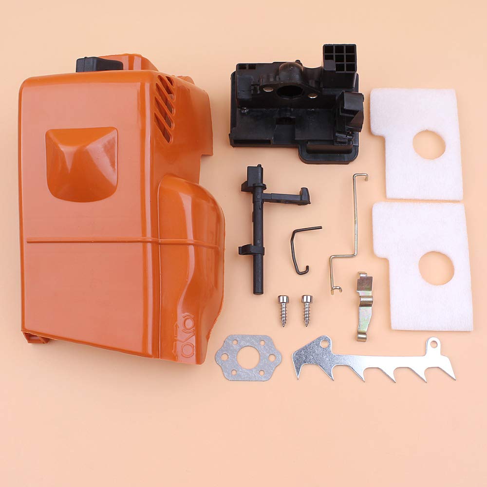 Kit de Varilla Eje Punta Parachoques Filtro Aire Compatible con MS180, MS170, 018, 017, MS 180, repuestos for Motosierra Gasolina
