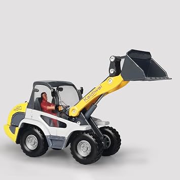 1/50 Scale Diecast Alloy Compact Wheel Loader Model for Collectors