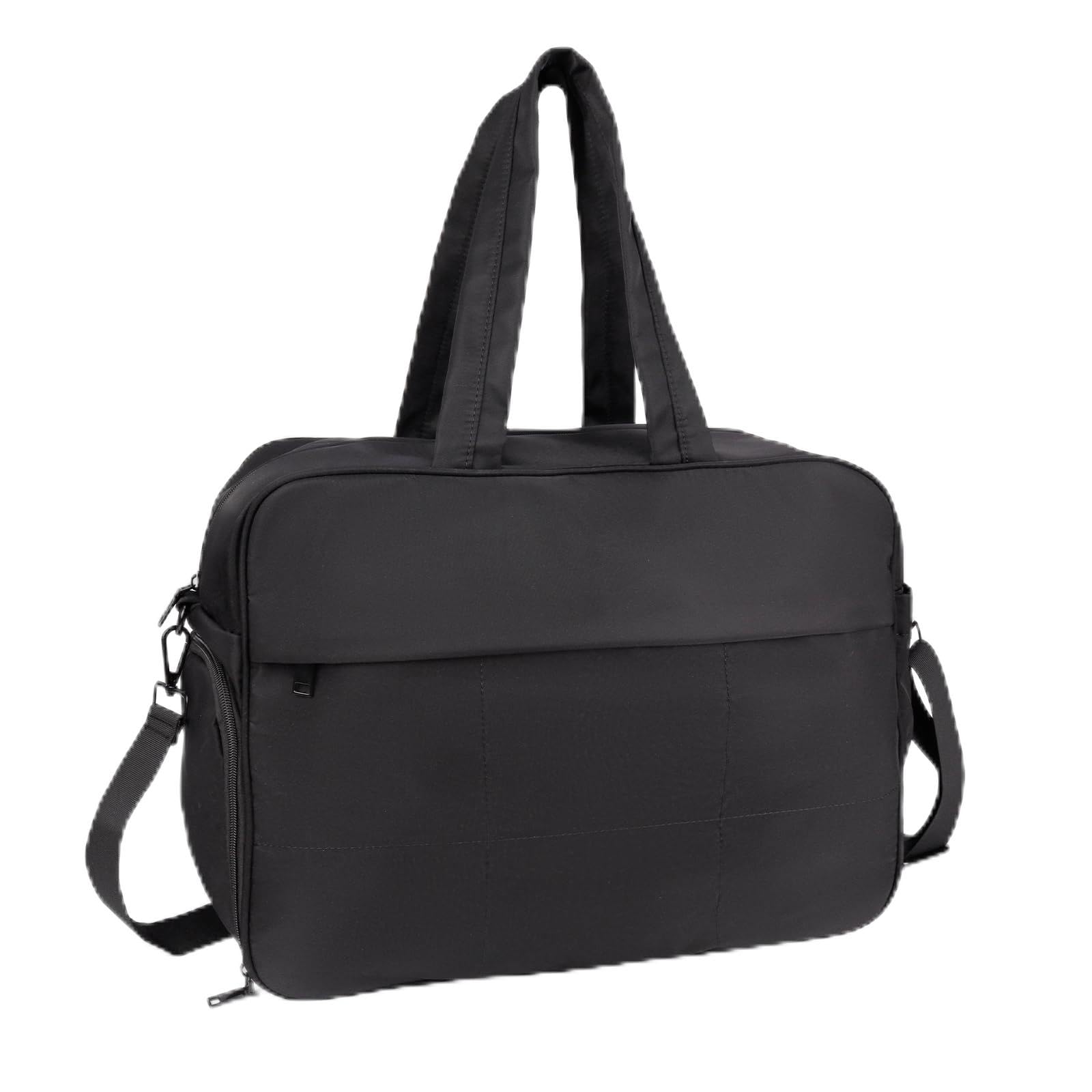 Large Nylon Tote Handbag with Removable Shoulder Strap - Durable and Versatile Tote Bag for Everyday Use