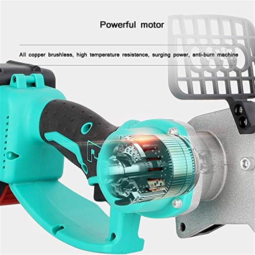 DSDD Kettensäge Mini-Akku-Kettensäge, 13 Zoll 4000 mAh Kleine elektrische Gartensäge für Zuhause mit bürstenlosem Motor… – Bild 6