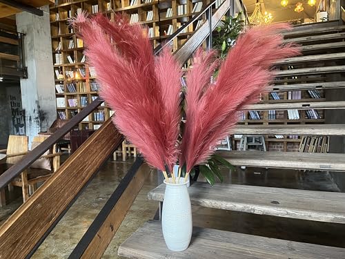 Premium Faux Pampas Grass Decor Tall & Fluffy, No Assembly