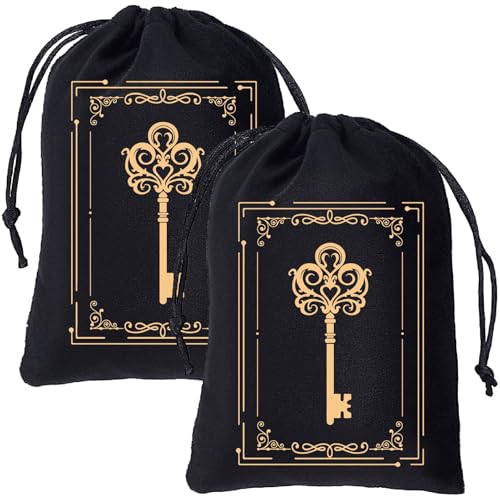 CREATCABIN Bolsa de Terciopelo para Guardar Cartas de Tarot, con