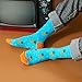 BISOUSOX Calcetines Divertidos para Hombres 39-46 Regalo para Hombres Algodón Colorido Calcetines de Vestir para Hombre Imagen de BISOUSOX Calcetines Divertidos para Hombres 39-46 Regalo para Hombres Algodón Colorido Calcetines de Vestir para Hombre