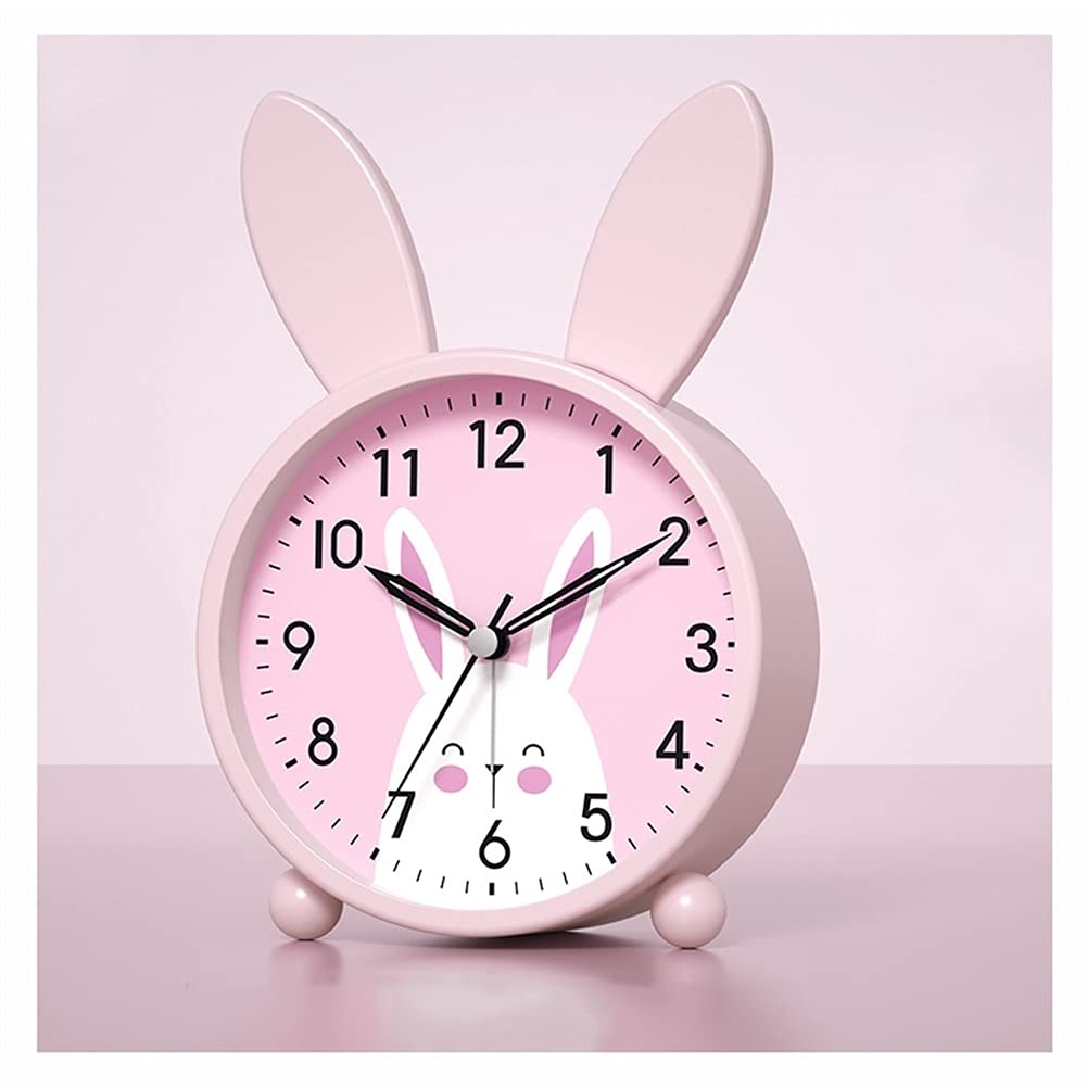 Metalowa skorupa Mały budzik Miękkie światło Night Light Studio Sypialnia Mute Alarm Watch Specjalny Zegar Wózensu High Volion(J)