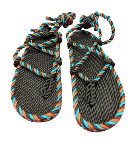 Nomadic State of Mind Rope Sandals, Romano Sandal For Men and Women, Unisex, Handmade Shoes, Straw Sandals