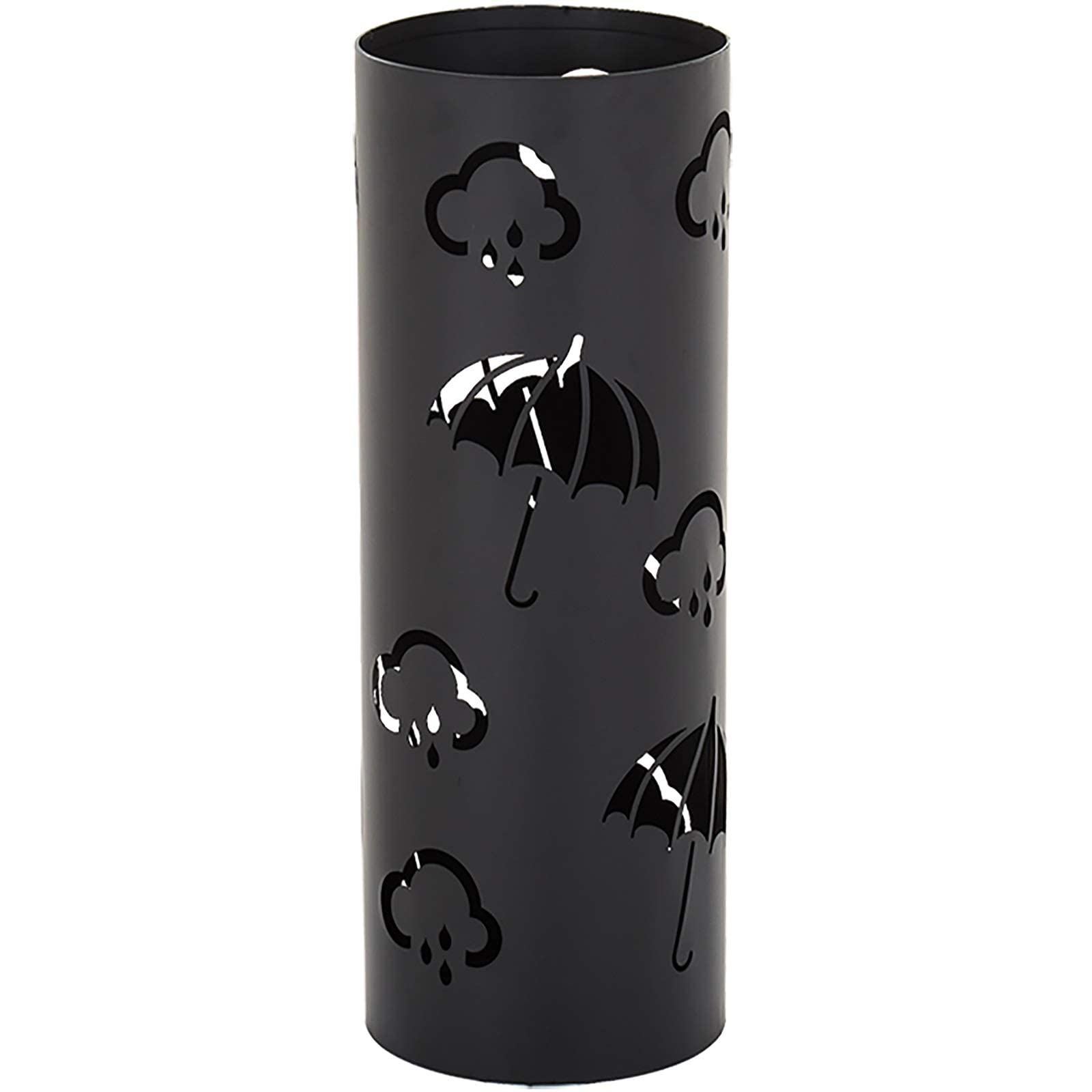 XDLEDMKIZ Indoor Umbrella Rack Stand with Detachable Drip Tray, Round Entryway Umbrella Holder for Umbrellas/Canes/Walking Sticks