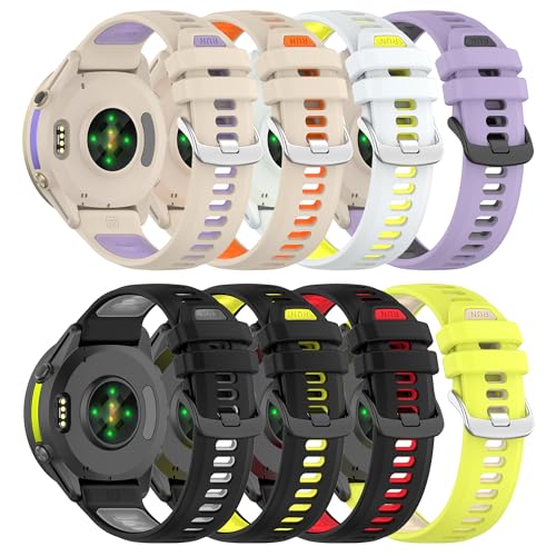 Garmin Forerunner 970�p�o���h 22mm �N�C�b�N�����[�X�V���R�������p�o���h Garmin Forerunner 255/ Venu 3/ Venu 2/ Vivoactive 4�p (�g���b�J�[�Ȃ�)
