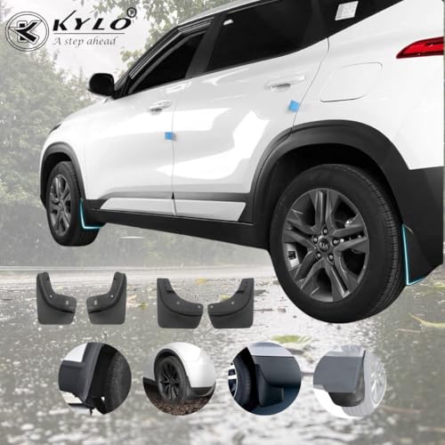 Image of KyloXtreme All-Terrain Mud Flap Set - Durable Splash Guards for Cars and Trucks, Offering Maximum Protection from Mud, Gravel, and Water for Cleaner and Safer Rides Suitable for (Swift (2024))