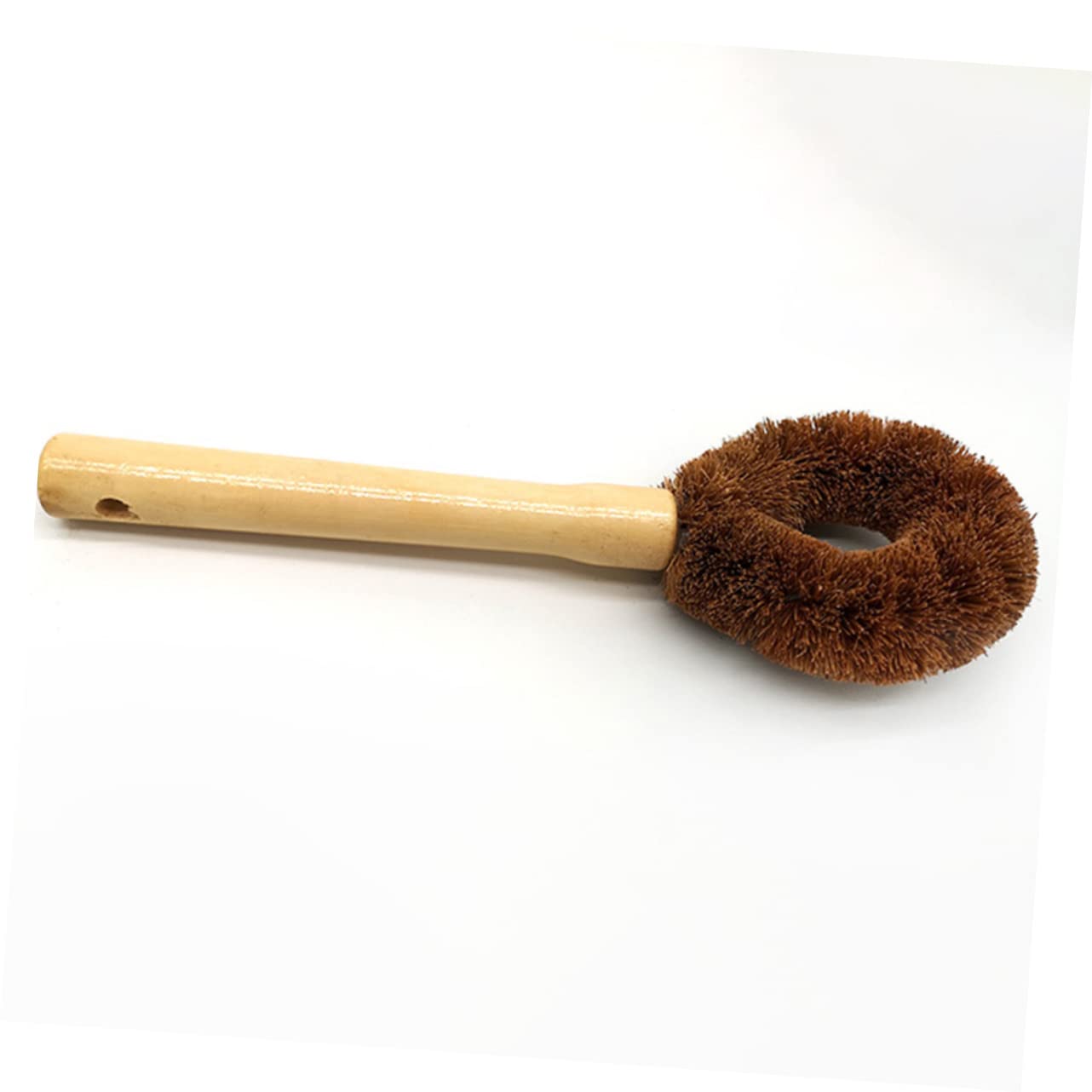 HOUDERCO Pot Brush Wooden Handle Dish Scrub Brush Dish Scrubber Handle Kitchen Cleaning Brush Dish Scrubbers for Hotel Home