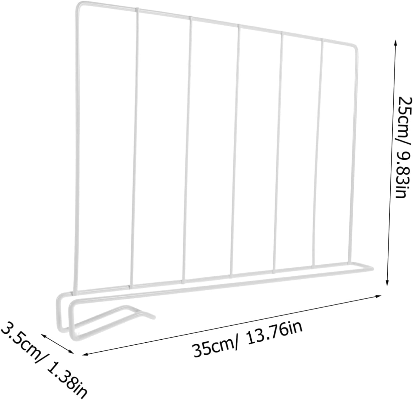 3pcs Closet Organizers Dividers Iron Clothing Rack Separators Easy Install Shelf Dividers