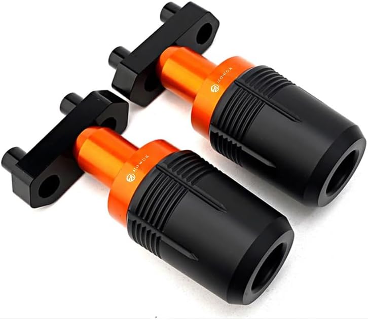 Miniatura 3 de Compatible con DUK-390 DUK-200 DUK-125 DUK 200 125 2014-2023 Accesorios de motocicleta CNC Crash Pad Frame Sliders Protector de caída (naranja)