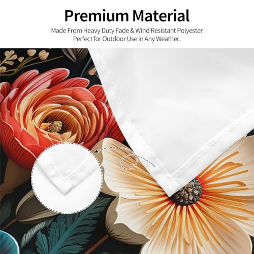 Drapeau de maison floral pour embellir votre jardin en toutes saisons - 4