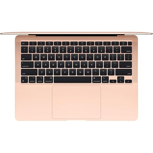 2020 Apple MacBook Ar with Apple M1 Chip with 7-Core GPU (13.3-inch, 8 GB RAM, 1 TB SSD Storage) (QWERTY English) – Gold (Renewed)