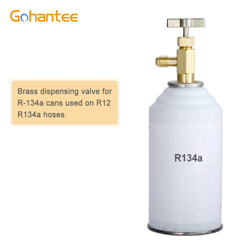 Amazon.com: R134A Can Tap with Tank Adapter 1/4 SAE Female and 1/2