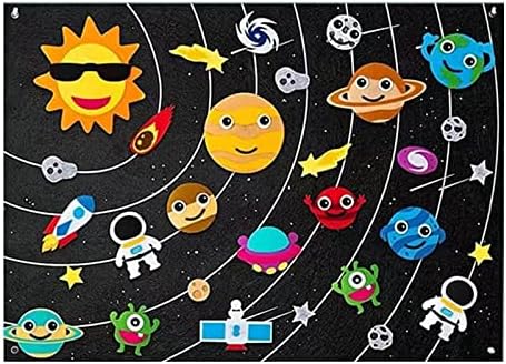 Dedaiby Children's Teaching Felt Board,Flannel Graphs for Children Farm Ocean Animals Story Felt Board Set, Early Learning Interactive Play Kit Wall Hanging Gift for Toddlers Kids