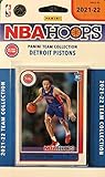 Detroit Pistons 2021 2022 Hoops Factory Sealed Team Set with Rookie cards of Cade Cunningham, Isaiah Livers and Luka Garza