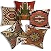 iinfinize Federa per cuscino fatta a mano per interni ed esterni Kilim Federa per cuscino turco Sham 5 pezzi Set 40 x 40 cm