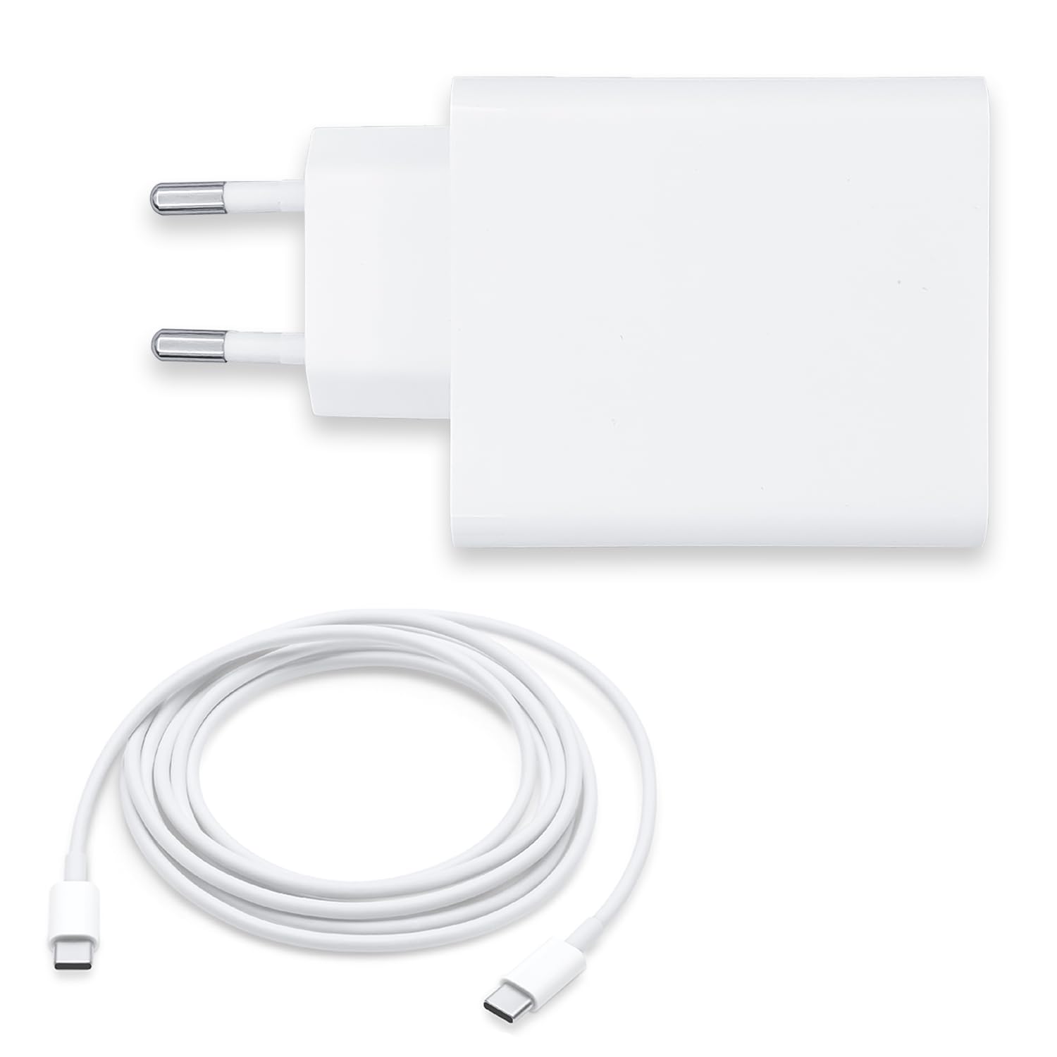 New Net - Alimentatore USB-C 61W compatibile con Huawei, per smartphone, tablet, auricolari, wearables, design slim portatile universale compatto