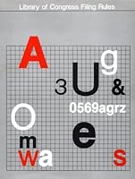 Library of Congress Filing Rules 0844403474 Book Cover