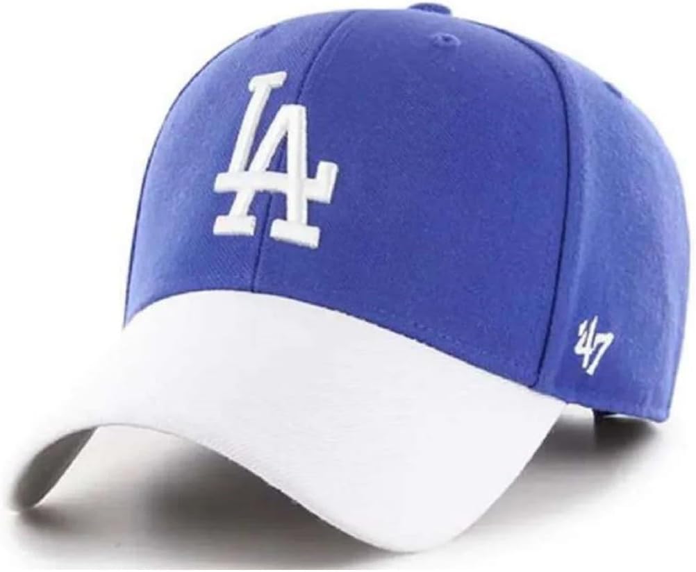 Gorra Los Angeles Dodgers Oficial MVP Azul Real y Blanca