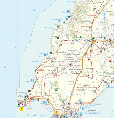 Costa Vicentina, Wanderkarte 1:50.000, freytag & berndt: Wanderkartenset mit zwei Blättern und Beiheft (freytag & berndt Wander-Rad-Freizeitkarten)