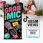 Lucky Egg Exciting Grab The Mic (English Version) - The Family Karaoke Game 8+ Year Olds, 2-10 Players - Board Game for Bad Singers - 250 Lyrics (125 Cards) for Fun Hilarious Games Night, Parties