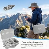 FeinKulturia Etui na DJI Neo 2 Torba, Etui PU Przenośne na DJI Neo 2 Fly More Combo Akcesoria, dla Kontrolera RC-N3/Baterii Neo2, do Przechowywania/Ochrony Drona