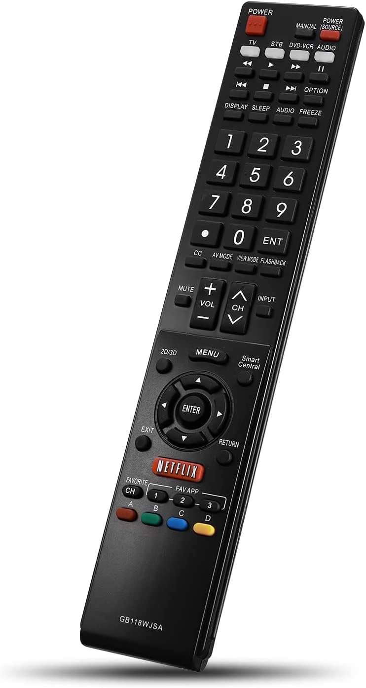 EJotoa GB118WJSA Remote Control Compatible with Sharp AQUOS