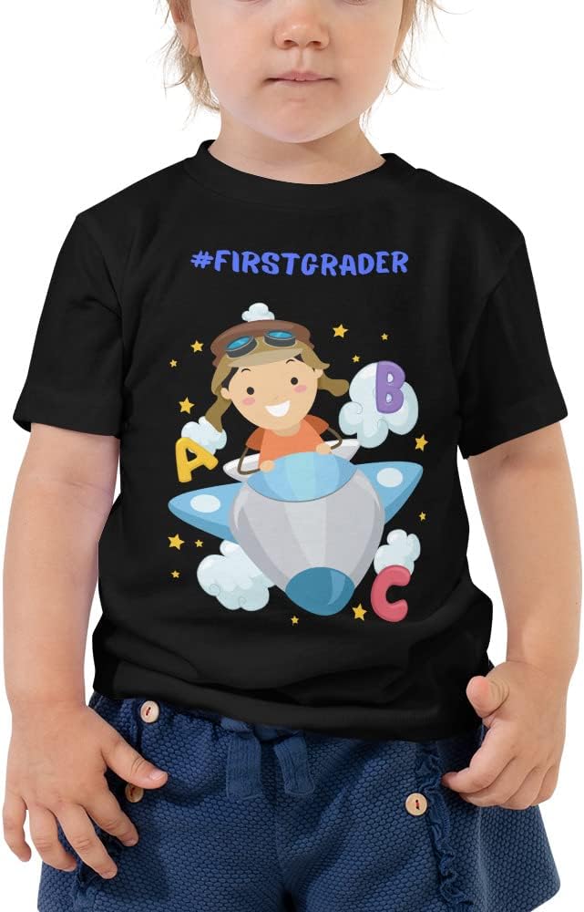 Toddler Boys Girls Short Sleeve Tee First Grader