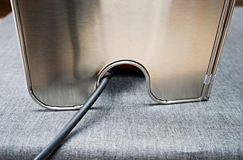 Splatter Guard For Cooking - Grease Splatter Screen - 4 Sided Splatter Guard Compact Type - Stainless Steel - Unfold 33.26 In X 14.17 In - Fold 8.26 In X 14.17 In X 0.86 In #TOP7