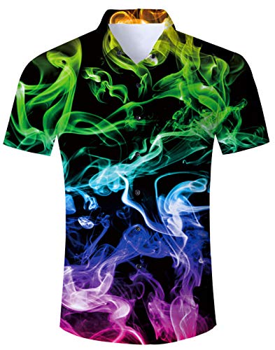 Unisex T-Shirts Creative Wall Pink Floyd 3D Printed Round Neck Loose Short-Sleeved Large Size Shirt XXS-6XL (2XL, 01)